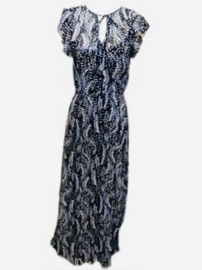 White House Black Market | Dresses | Whbm Elegant Blue Halter Pleated Dress  | Poshmark